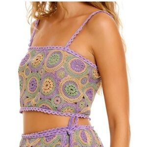 Agua Bendita Vicky crop top